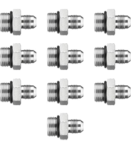 Parker 4 FTX-S Male Adapter 1/4 JIC X 1/8 NPT Male Steel: Amazon